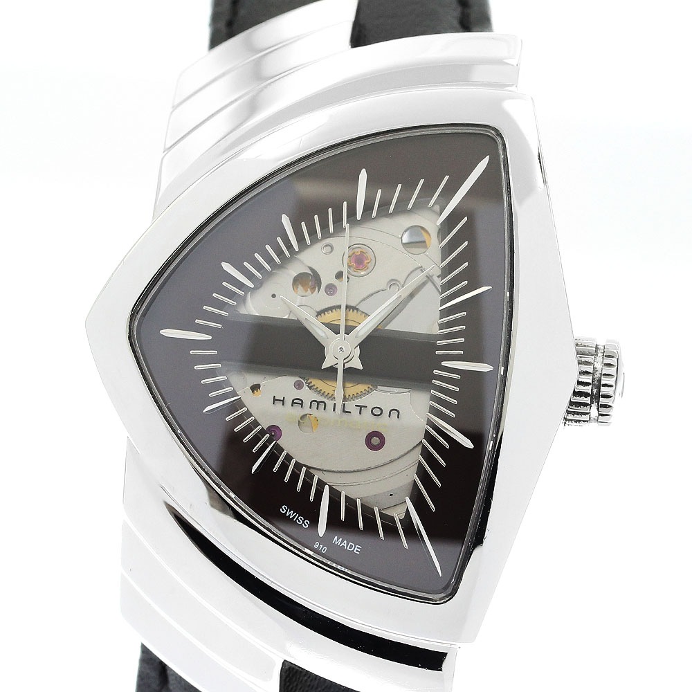 ハミルトン HAMILTON H245150 ベンチュラ スケルトン 自動巻き メンズ 良品 _883203【中古】