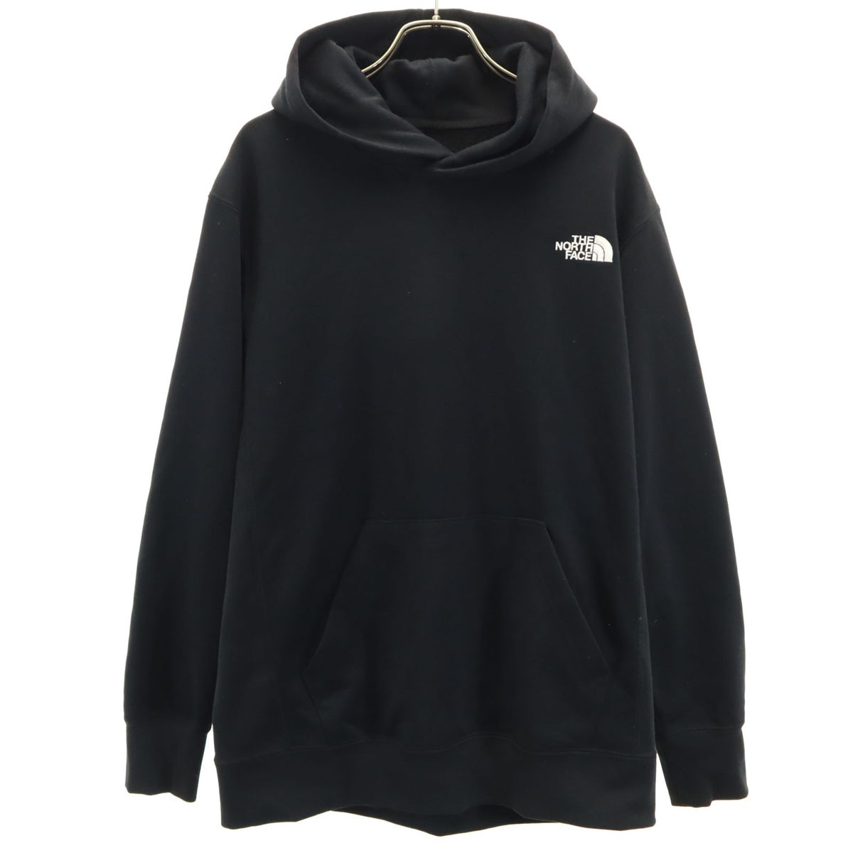 長袖 スウェットパーカー L ブラック アウトドア NT11953 メンズ 古着