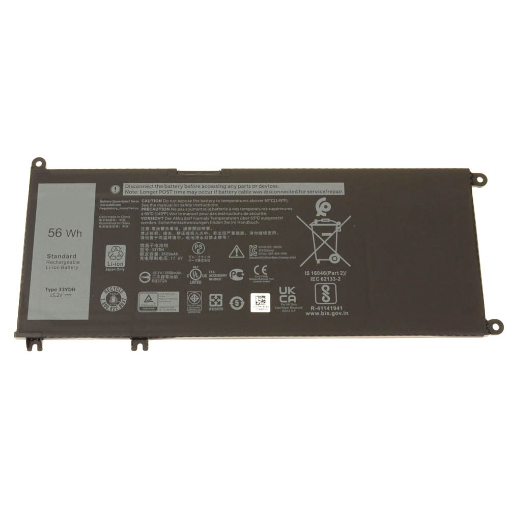 バッテリー互換 DELL G3 3579 3779 G5 15 5587 G7 15 7588 33YDH 099NF2 99NF2 0W7NKD W7NKD 07FHHV 7FHHV 15.2V