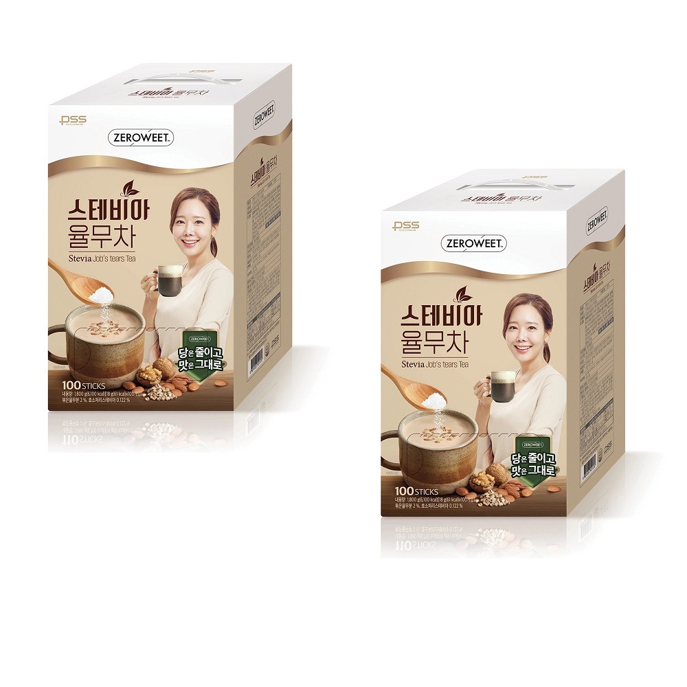 韓国 - 砂糖を除いて糖カロリーがないステビアハトムギ茶 18g x 100ct 1+1 計200ct 8,905円