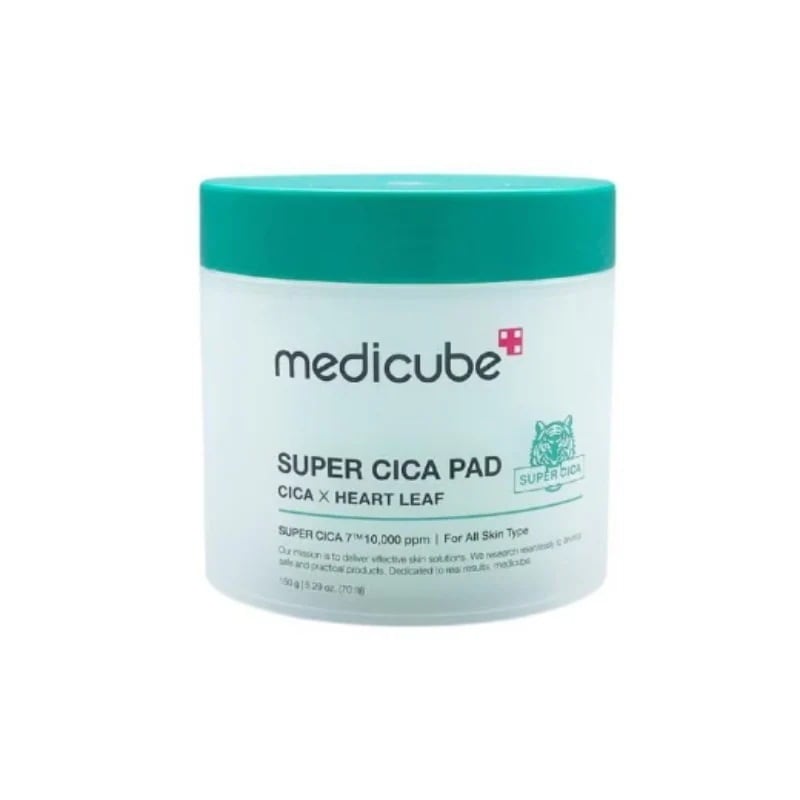 スーパーシカパッド 70枚/ツボクサエキス/ニキビ肌/シカ/鎮静パッド