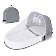 寝具・家具|出産祝い ベビーベッド 蚊帳付き 夏用 折り畳み ベビークッション ベビー 新生児 赤ちゃん 転落防止 ベビー用寝具 ベッド 安心快適 インベッド 洗える 取り外し