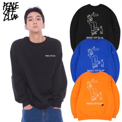 [PEACEOFFCLUB]ボードボーイスウェットシャツ Board_Boy Sweatshirt