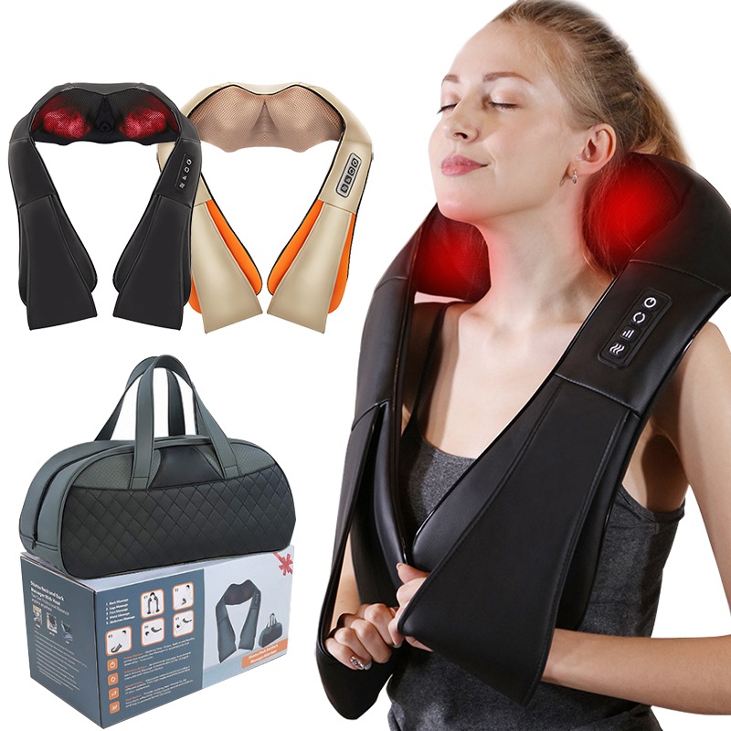 マッサージ器 肩こり 背中 肩 首 腰 足 太もも 全身 ストレス解消 家庭用職場用 車用 温熱療法 6,670円