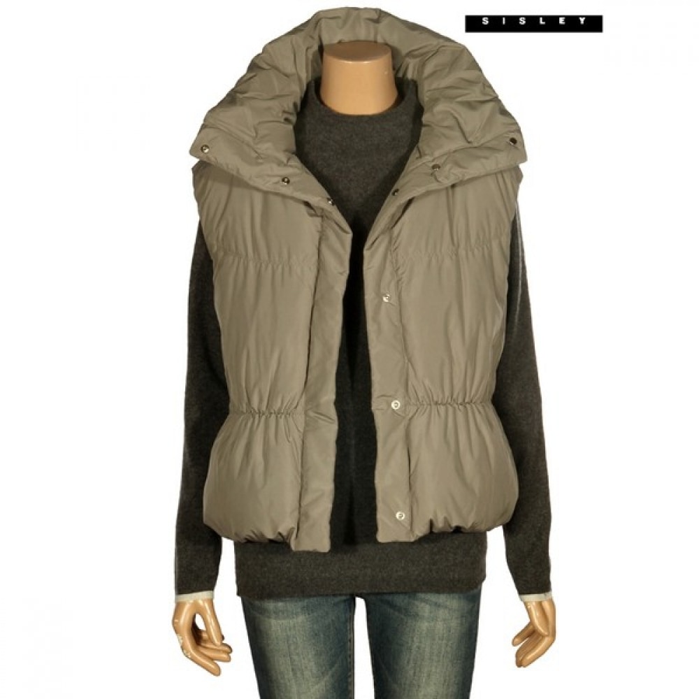 (シスレー) シスレーハイネックグースパッド入りベスト SAPDC5461_KA