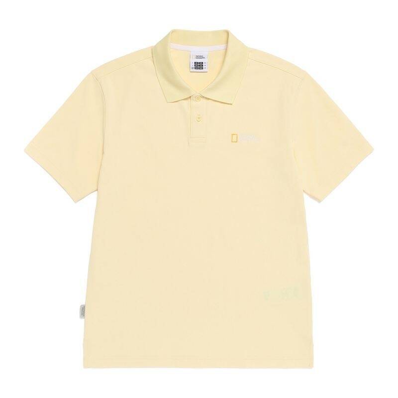 ナショナルジオグラフィック NATIONALGEOGRAPHIC N262UPL020 カリディ ピケ 半袖 襟付きTシャツ PALE YELLOW N262UPL020521 420002