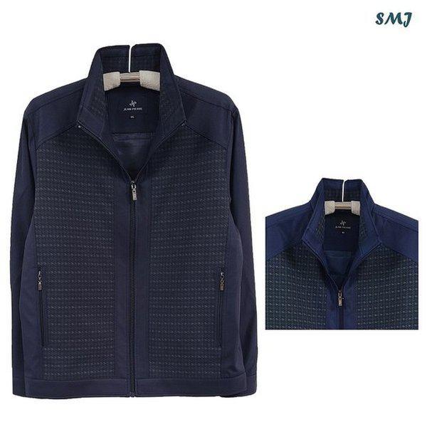 SMJ1651 ジャンピエル ウインドブレーカー 配色ジャンパー 中年男性 春秋