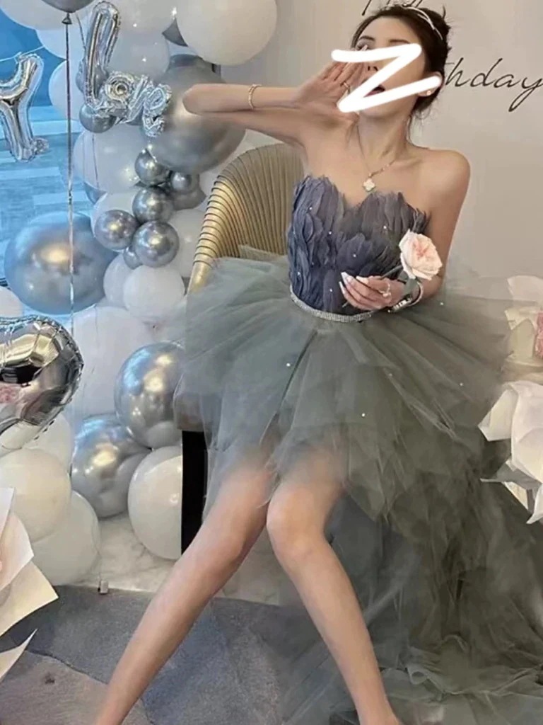 プリンセススカートパーティードレス重工ブトップドレス