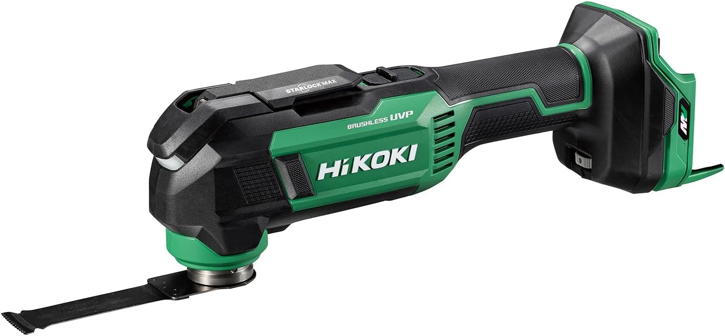 HiKOKI(ハイコーキ) 36V 充電式 マルチツール CV36DMA ワンアクションブレード交換 スターロック 軽量2.2kg 細径 蓄電池・充電器・ケース別売 CV36DMA(NN)