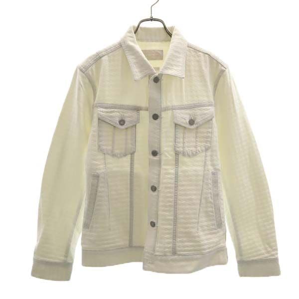 未使用 トラッカー デニムジャケット M ホワイト メンズ