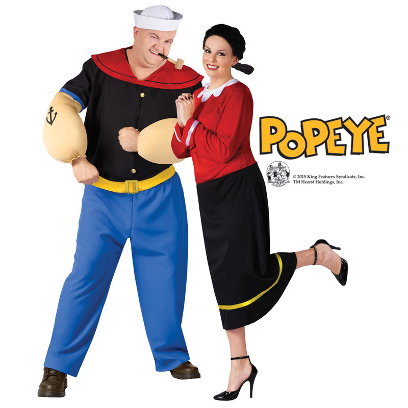 コスプレ 仮装 ポパイ Plus size 【 コスプレ 衣装 ハロウィン 仮装 コスチューム アニメ キャラクター パーティーグッズ 余興 大人用 男性用 メンズ 】