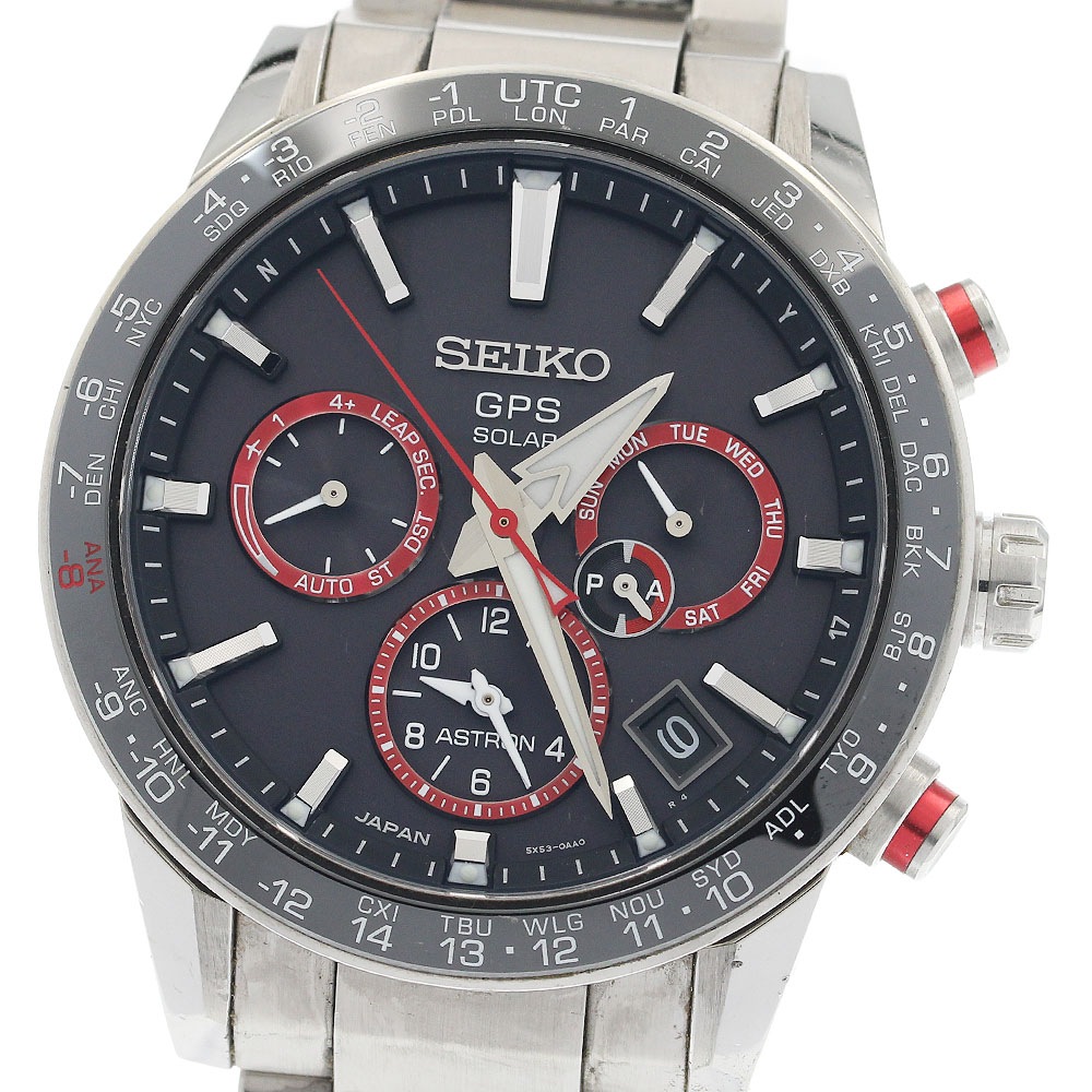 セイコー SEIKO SBXC017/5X53-0AF0 アストロン 大谷翔平 2019 限定モデル デイト ソーラー電波 メンズ _942002【中古】
