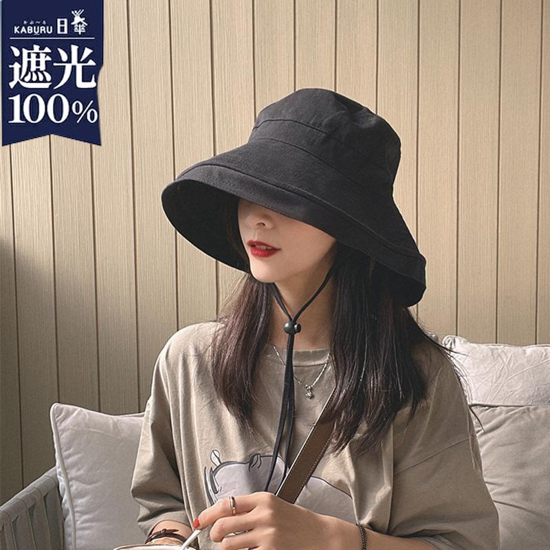 【1つ買うと10つ無料】【UVシャルマンハット】帽子 レディース 大きいサイズ 完全遮光 遮光100％カット UVカット