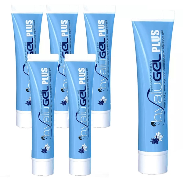 ヒアルジェルプラス 30ml 6本 Hyalugel Plus ヒアルロン酸 保湿ジェル 無香料 無着色 海外直送日時指定不可 国際郵便発送