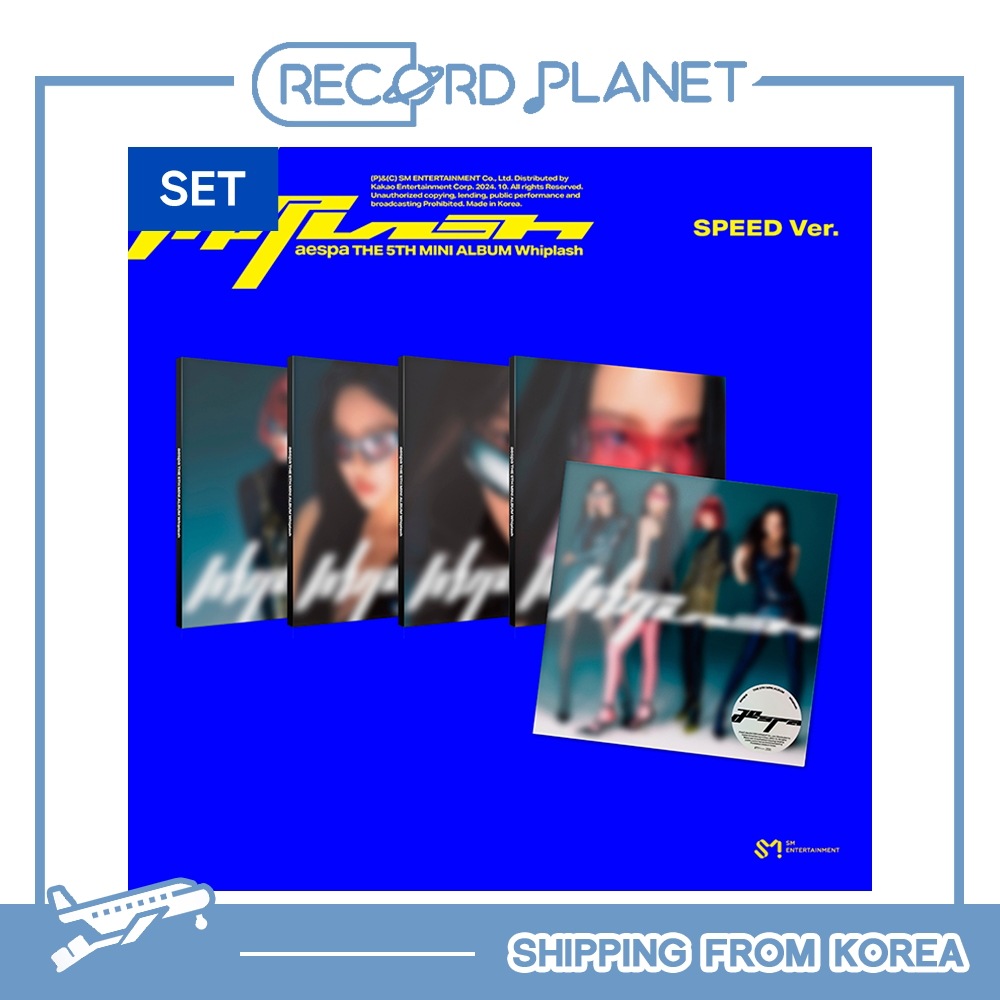 5種セット AESPA - The 5th Mini Album [Whiplash] (SPEED Ver.)