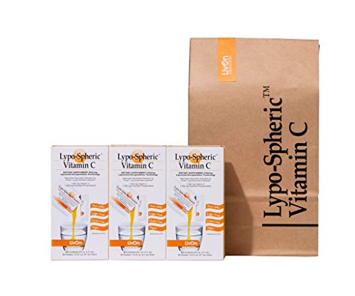 LivOn Laboratories Lypo-Spheric リポスフェリック ビタミンC ゲル状 (3箱(日本語版))
