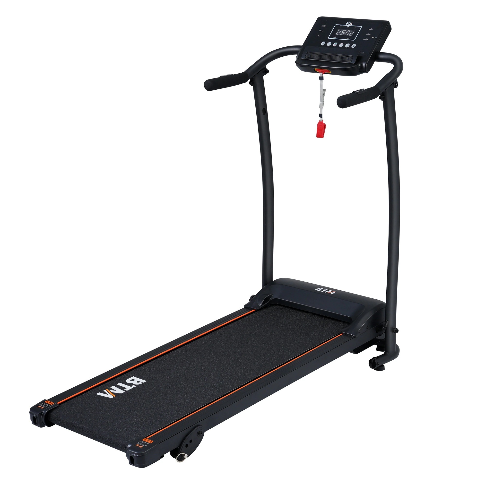 【国内発送Ｍ】1275電動ランニングマシン ルームランナー 低床設計 MAX10km/h 薄型 シンプル オシャレ ダイエット器具 有酸素運動 静音 折りたたみ 家庭用 エクササイズ 衝撃吸収 室内運