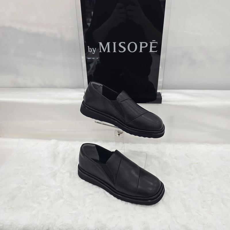 By 女性ツイストパターン スリッポン 612HT439SS013 BLACK 3 JJ