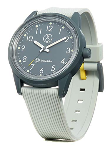 [シチズンQ&Q] 腕時計 キューアンドキュー スマイルソーラー アナログ ソーラー 防水 ウレタンベルト RP20J006 グレー