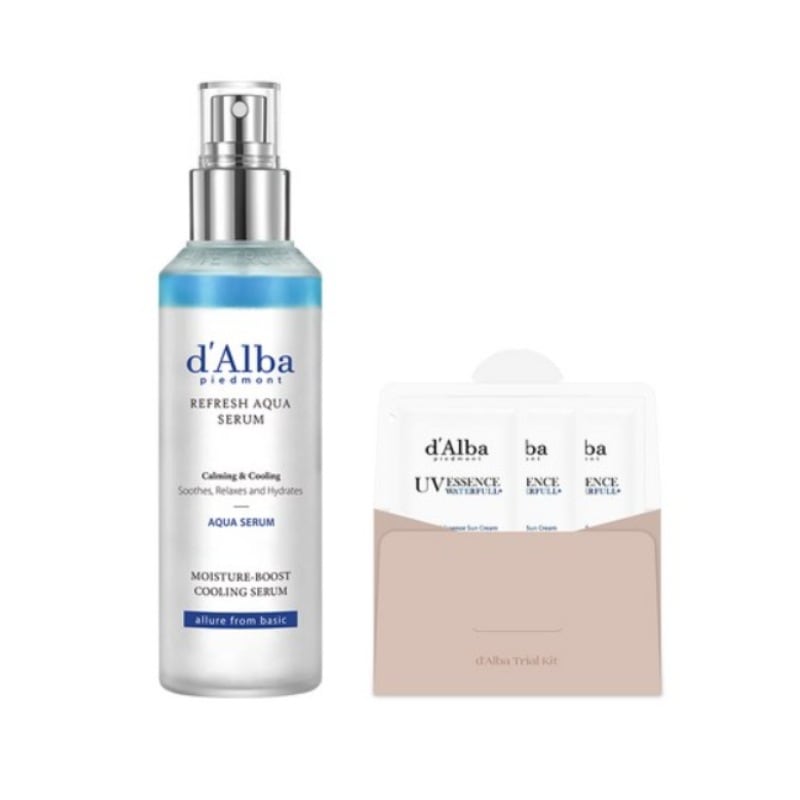 ホワイトトリュフ リフレッシュアクアセラム 150ml + エッセンス 日焼け止め 3ml x 3p