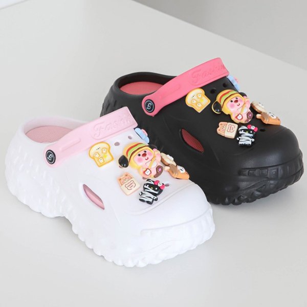 シューズ キャラクター 厚底 女性 レディース 夏 室内履き オフィス サンダル スリッパ 5.5cm sjmr 117_P398045877