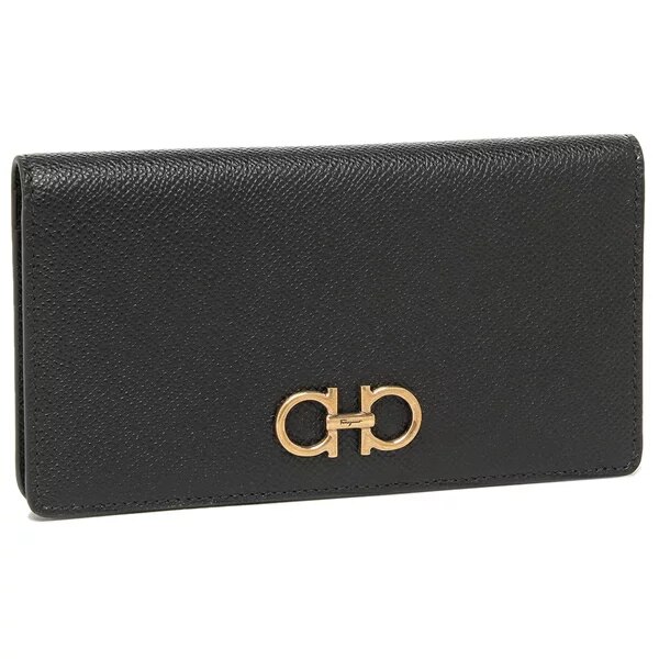 長財布 ガンチーニ ブラック レディース