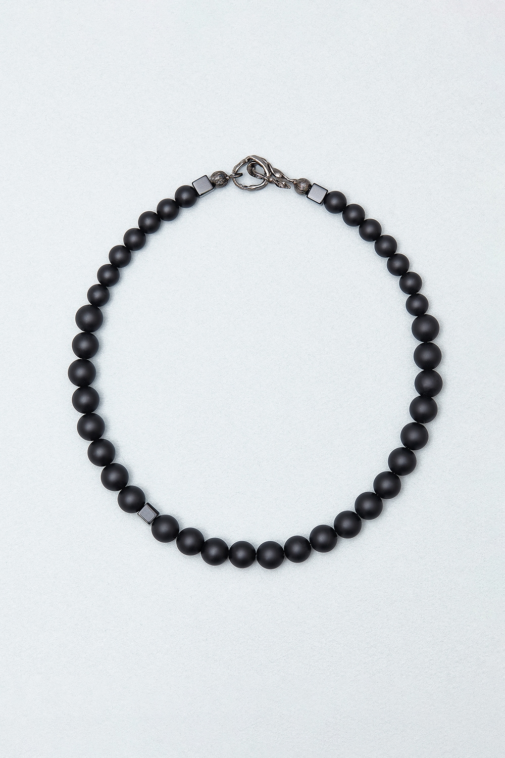 [HAZINA] 10mm Matte Onyx Necklace