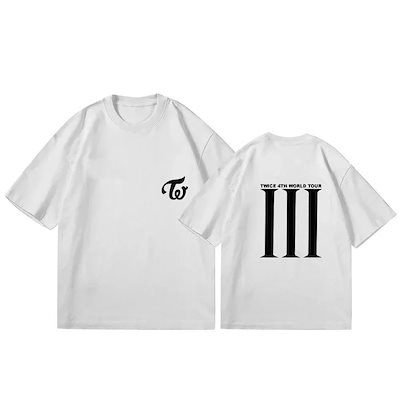 TWICE THIS IS FOR ツアー　半袖　Tシャツ　ホワイト　M TWICE THIS IS FOR ツアー 半袖 Tシャツ ホワイト Lサイズ