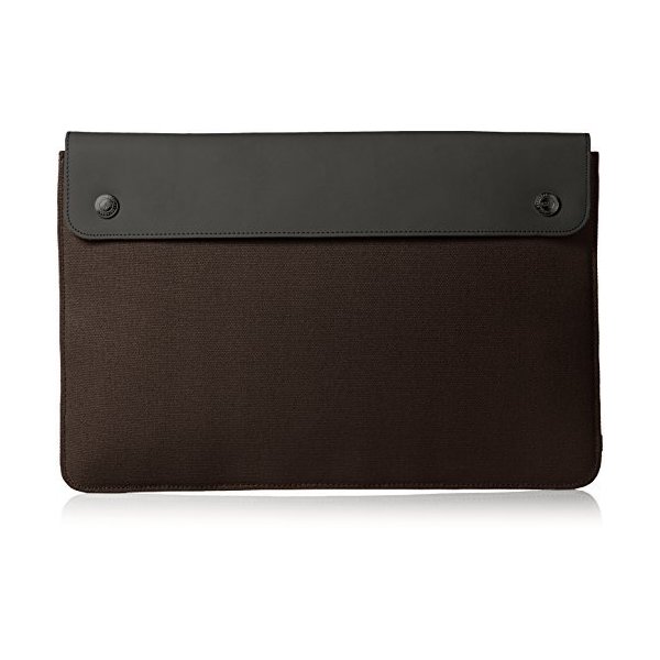 Herschel Spokane Sleeve for MacBook/iPad， 12oz Black Cotton Canvas 並行輸入品