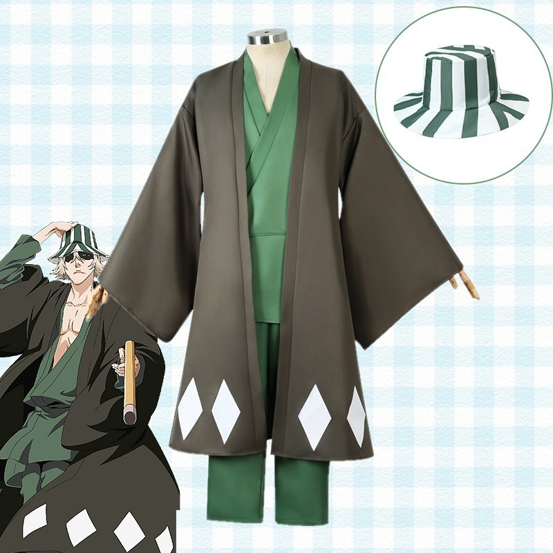 「BLEACH」浦原喜助 コス専用ハット スイカ柄広ひさしフィッシャーマンハット（アニメグッズ）