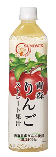ゴールドパック 青森りんご ストレート果汁 930ml ×12本