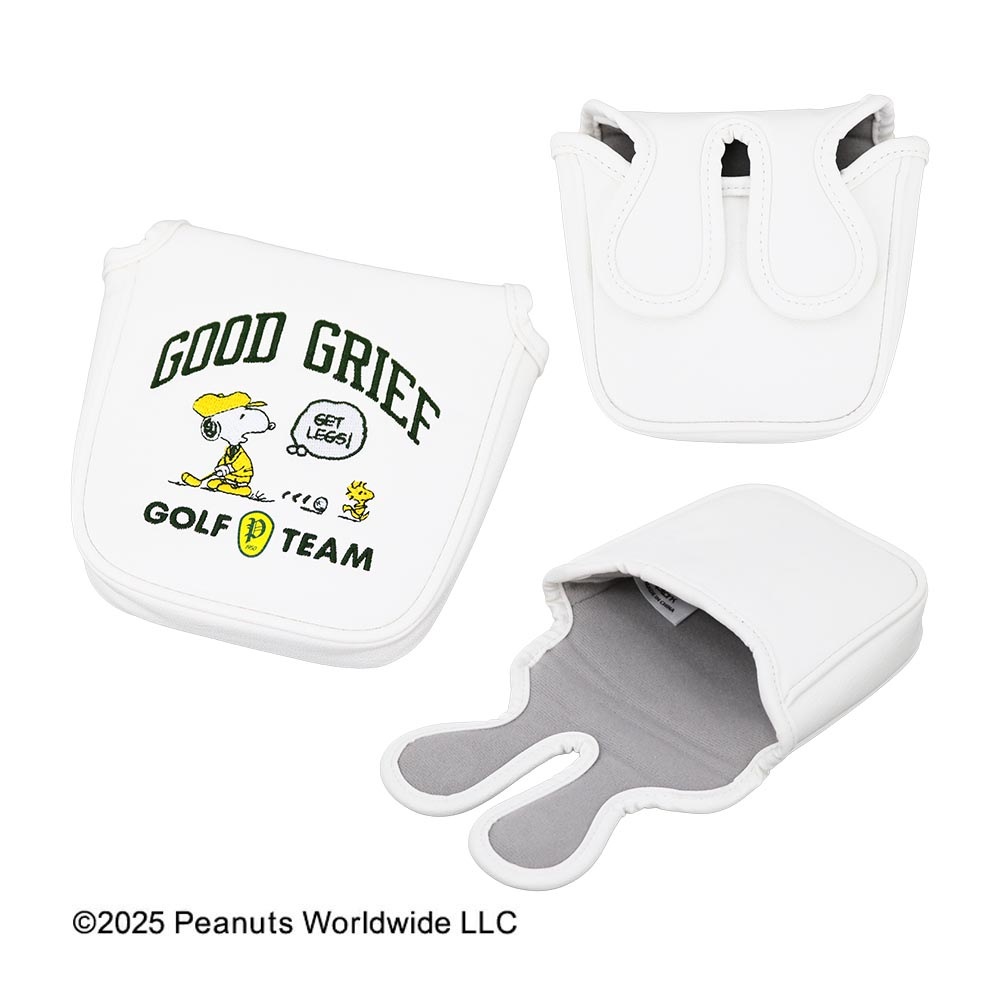 ピーナッツ スヌーピー ゴルフチームD型 パターカバー(マレット型) H-491 2025