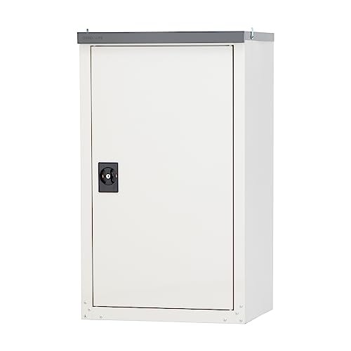 色：ライトグレー(開き戸) グリーンライフ 物置 収納庫 屋外 小型【日本製】 ハーフ棚板2枚・鍵付