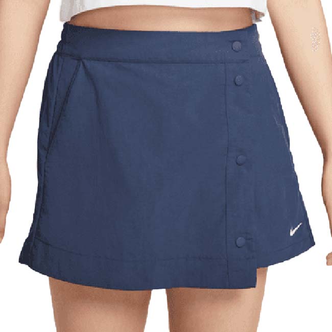 ナイキ(NIKE) 2025 FA レディース スポーツウエア エッセンシャル ウーブン ショートパンツ HM6980-410Mネイビー×セイル 【日本サイズ】