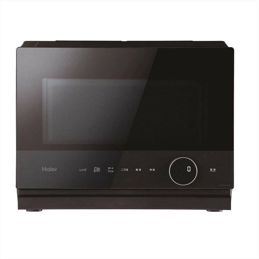ハイアール 26L オーブンレンジ 二刀流調理 ブラック JM-WFVH26A 電子レンジ オーブン 26リットル スチーム 黒 解凍 調理 高火力