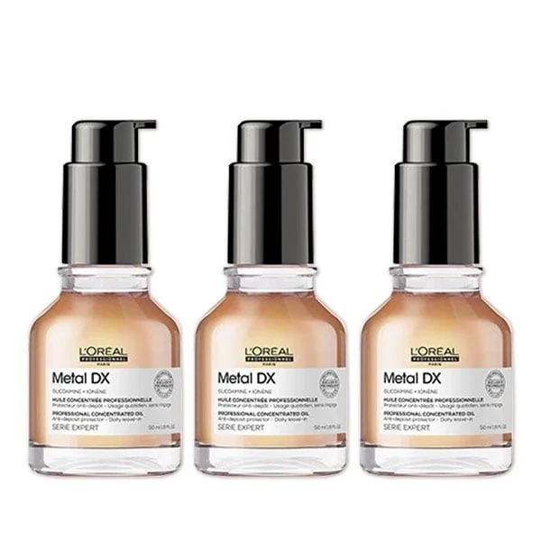 ロレアル メタルDX コンセントレイティッド オイル 50mL 3個 セット
