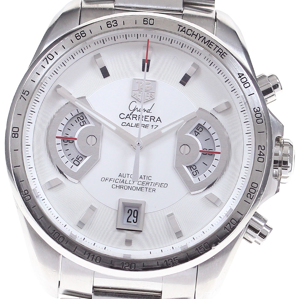 タグホイヤー TAG HEUER CAV511B.BA0902 グランドカレラ キャリバー17 クロノグラフ 自動巻き メンズ 箱付き_863958【中古】