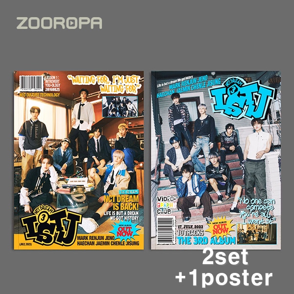 [未開封新品]【2種セット】エンシティドリームNCT DREAM ISTJ 3集 Photobook ver._ポスター贈呈終了