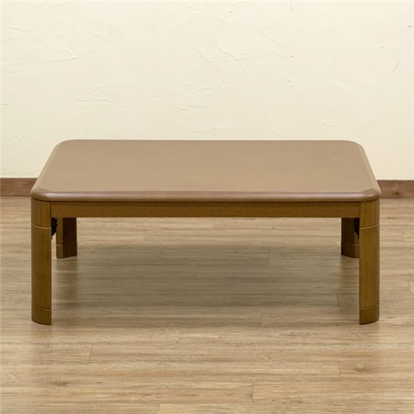 折れ脚コタツ 継脚式 幅約105cm BR（ブラウン） 組立品