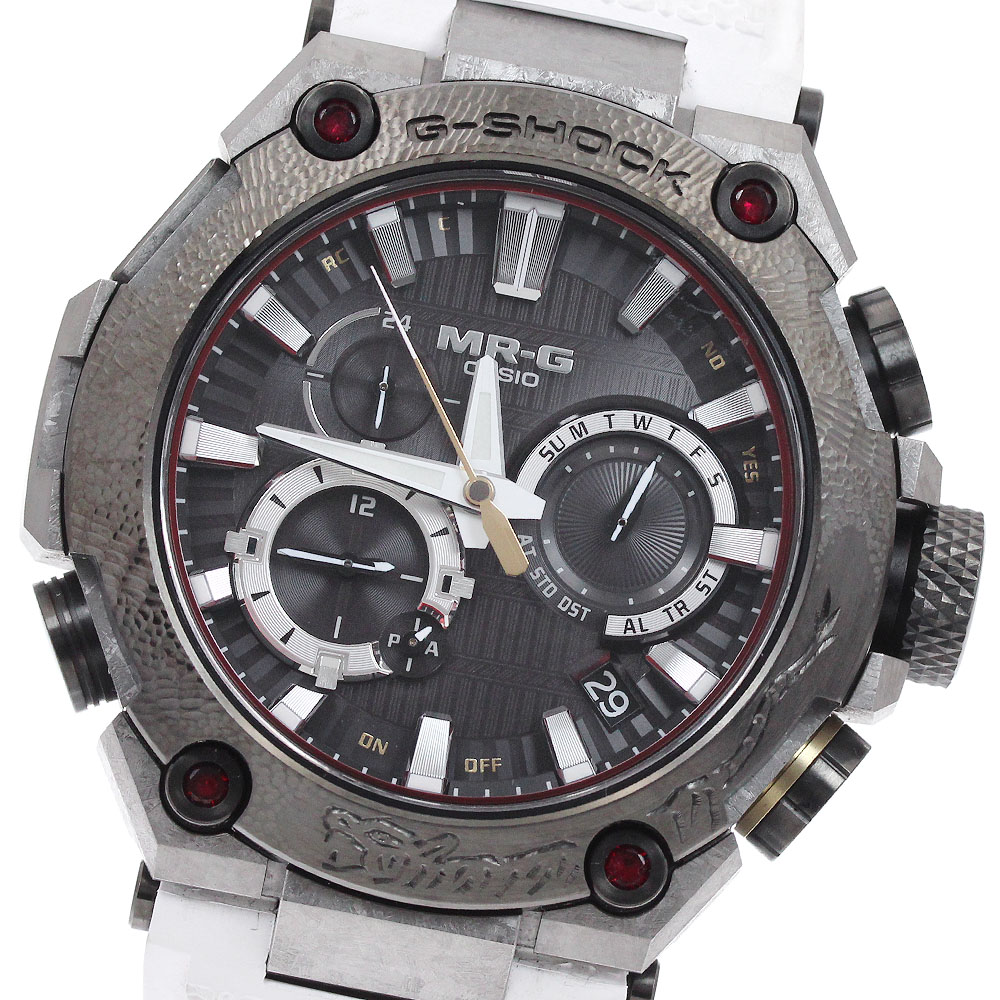 カシオ CASIO MRG-B2000SG-1AJR G-SHOCK MR-G 衝撃丸・皚 40th Anniversary ソーラー電波 メンズ 極美品 箱・保証書付き_939466【中古】 406,845円