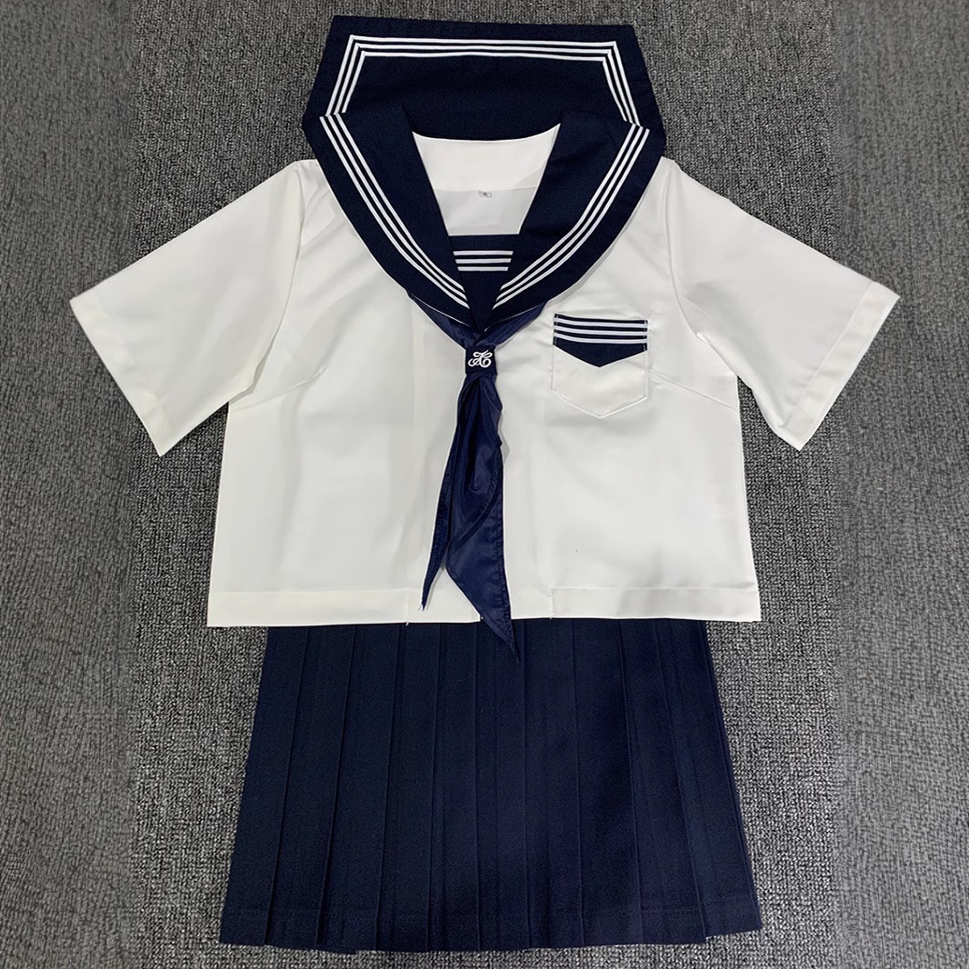 【1つ買うと10つ無料】ネイビースタイルホワイト3改良された基本的なjkユニフォームクラスユニフォームユニフォームの女子学生ユニフォームユニフォームユニフォームカレッジスタイル