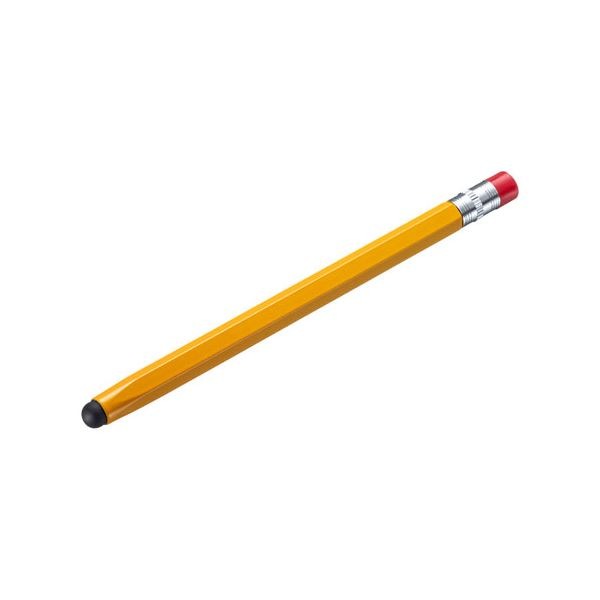 (5個セット) サンワサプライ シリコンゴムタッチペン(オレンジ・鉛筆型) PDA-PEN53DX5