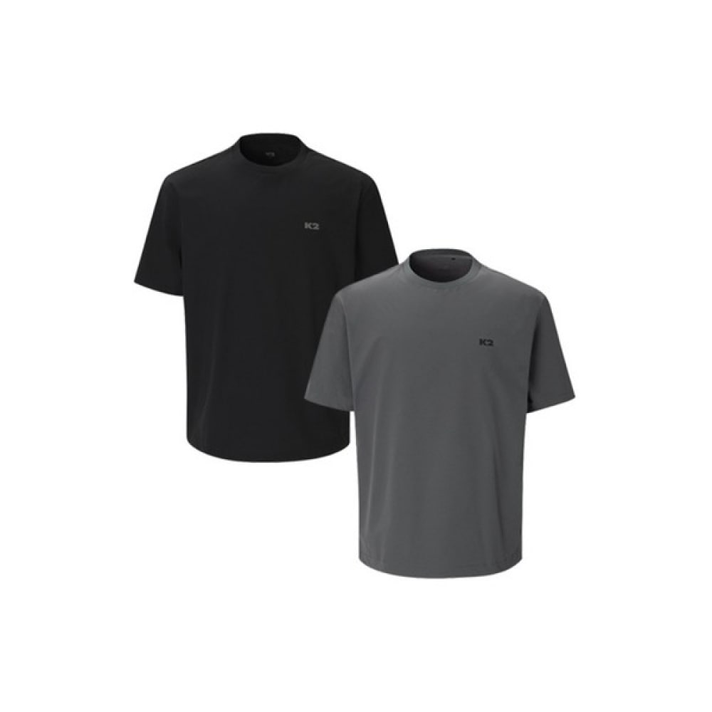 (K2) デイリーショートスリーブウーブンラウンドTシャツ_GMM25287