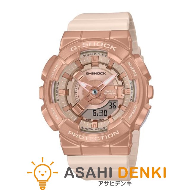 腕時計・時計 カシオ GM-S110PG-4AJF Gショック G-SHOCK メンズ レディース メタルカバー コンパクトサイズ ジーショック