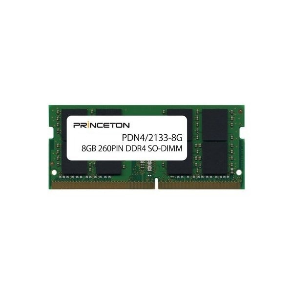 新品?正規品 プリンストン PDN4／2133-8G 8GB SO-DIMM PDN4／2133-8G 260PIN PC4-17000(DDR4- 2133) RAM - flaviogimenis.com.br