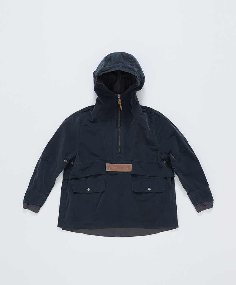 PIGMENT WASHING ANORAK [BLACK]