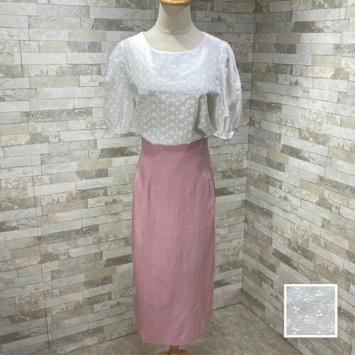 カジュアルセットアップスカートセットアップ 韓国 ファッション レディース 春 夏 カジュアル コーデ シンプル 定番 セレカジ 20代 30代 40代 2025 パンチングレース くすみカラー