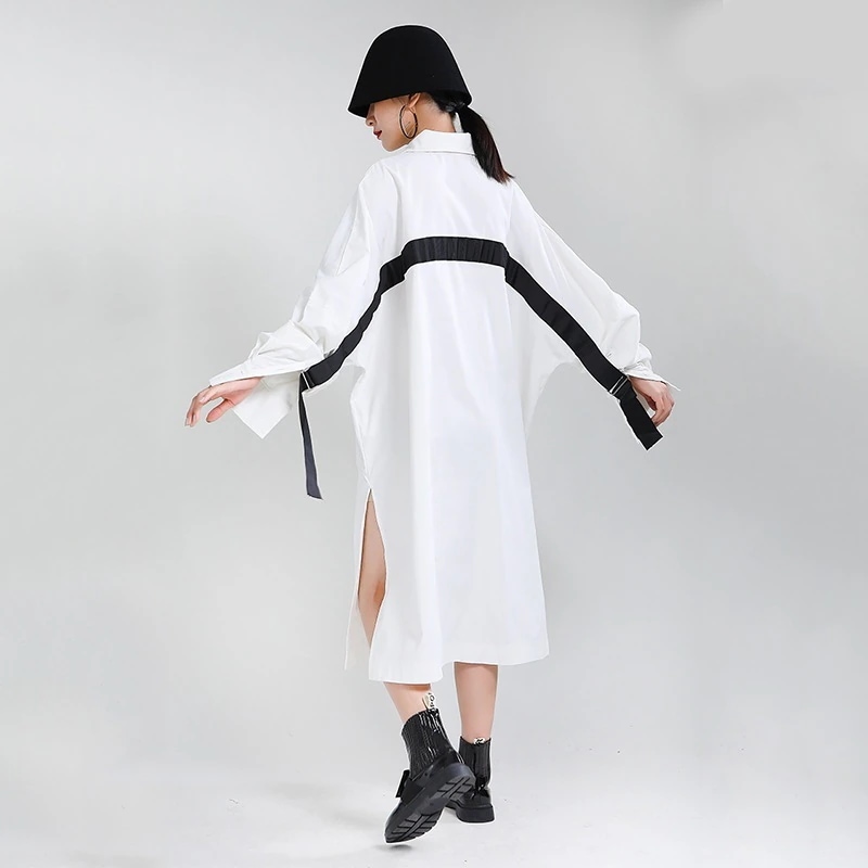 【J.Fashion】 バットスリーブ ロングワンピース カーディガン 巾着 ゆる 体型カバー レディース ワンピ 体型カバー 日焼け止め チュニック メガ割30%までに制限