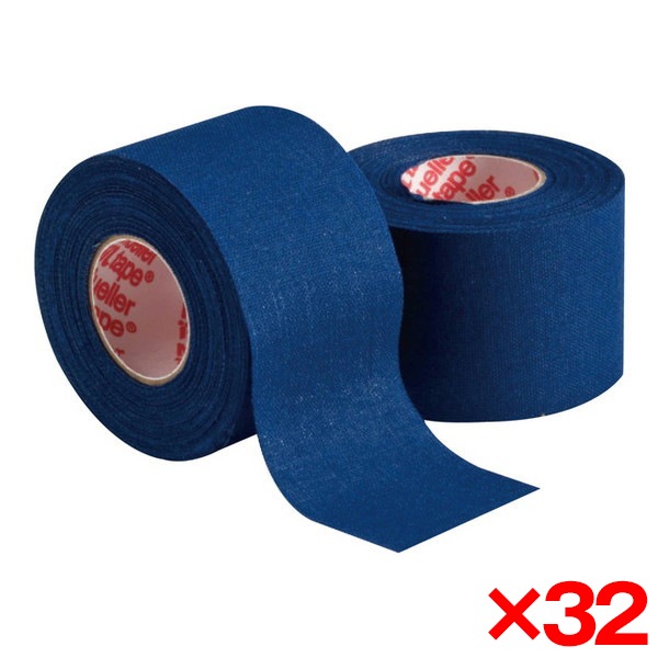 【32個セット】MUELLER ミューラー Mテープチームカラー 38mm ネイビーブルー 130831