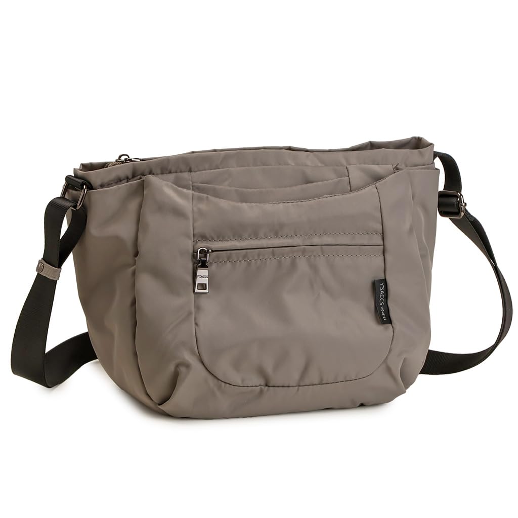 [イザック] ショルダーバッグ ラウンドショルダー レディース グレー(11)